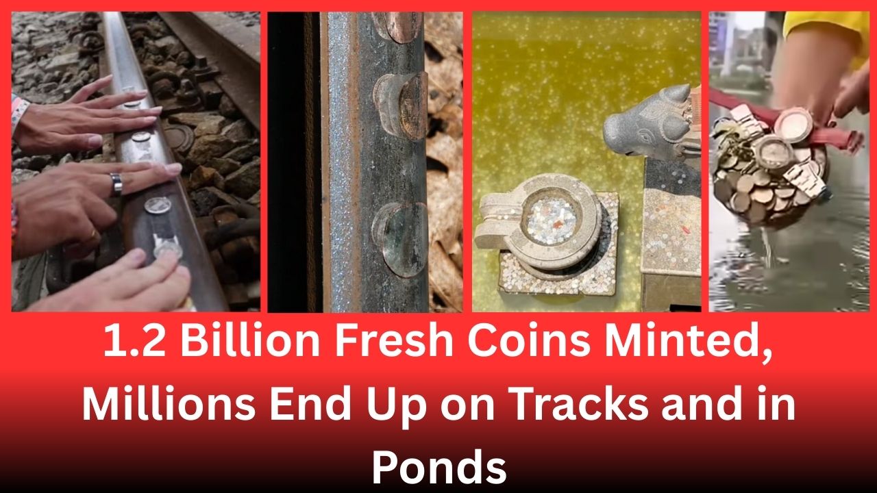 1.2 Billion Fresh Coins Minted, Millions End Up on Tracks and in Ponds