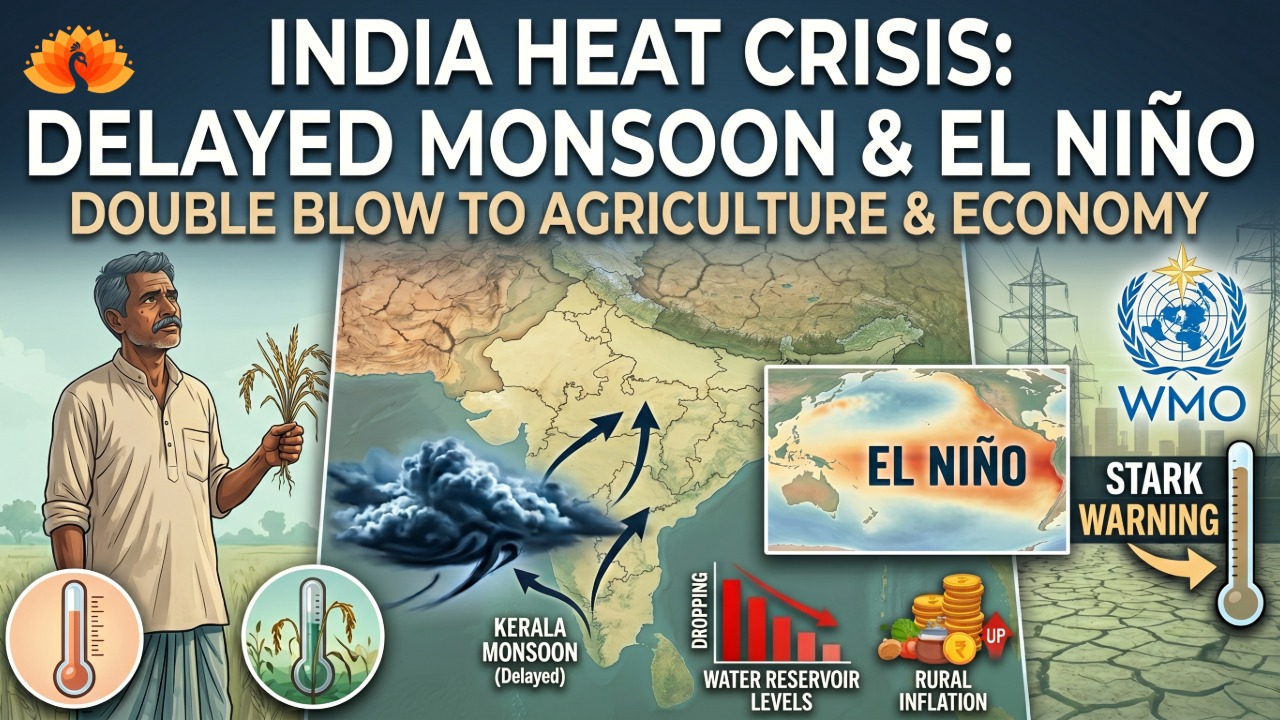 India Braces for a Difficult Season as Monsoon Falters and El Niño Looms
