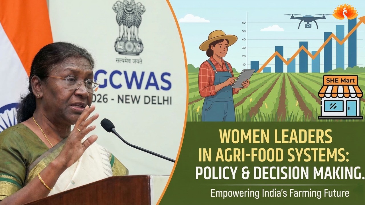 President Murmu Advocates for Women’s Leadership in Agricultural Policy and Decision-Making
