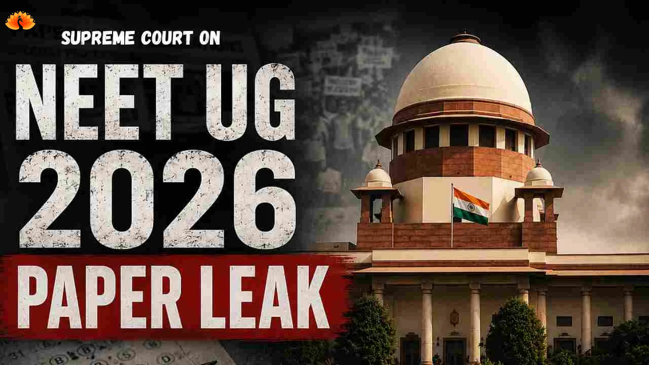 Supreme Court Seeks Explanation from NTA Over Alleged NEET-UG Paper Leak.