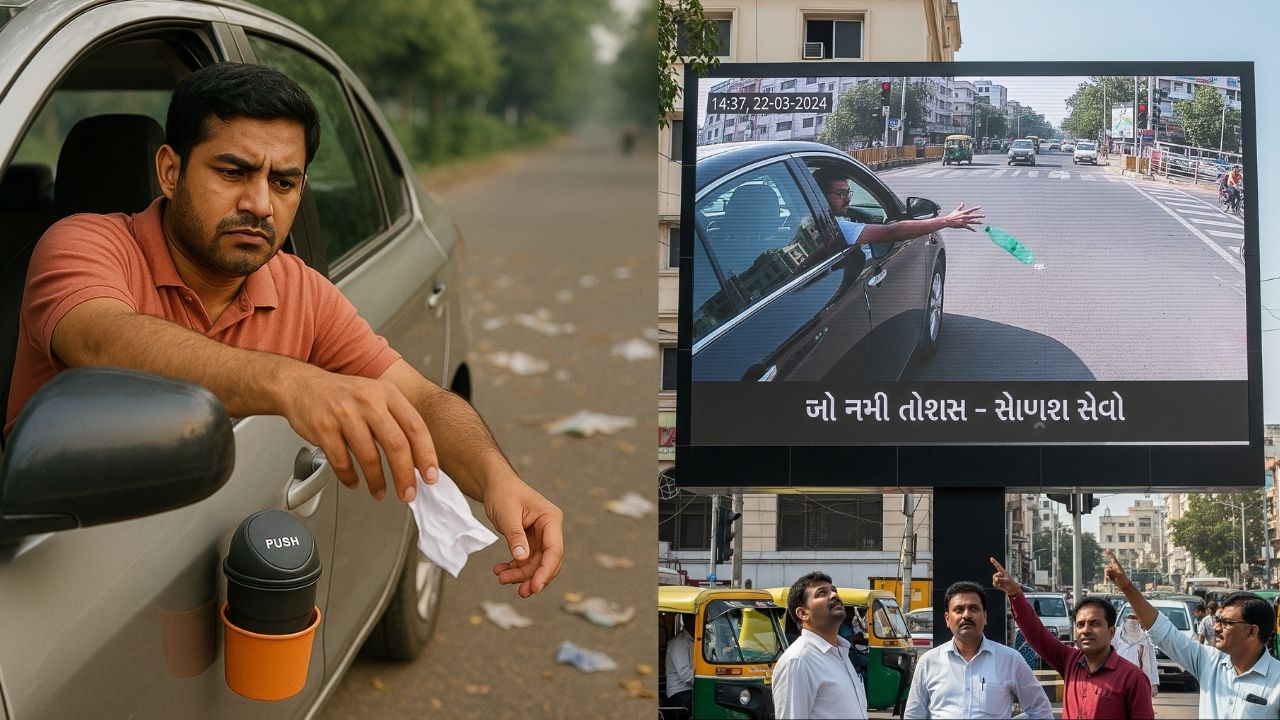 If You Can Afford a Car, Why Not a Small Dustbin Inside? Public Littering Exposes Crisis in Civic Sense